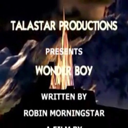 Wonder Boy (2010) title screen, with writer credit for Robin Morningstar