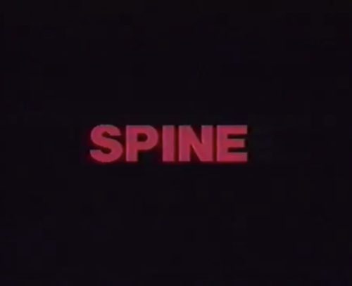 Title screencap from Spine (1986)