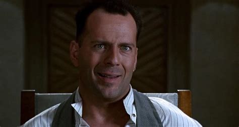 Bruce Willis mugging in Hudson Hawk (1991)