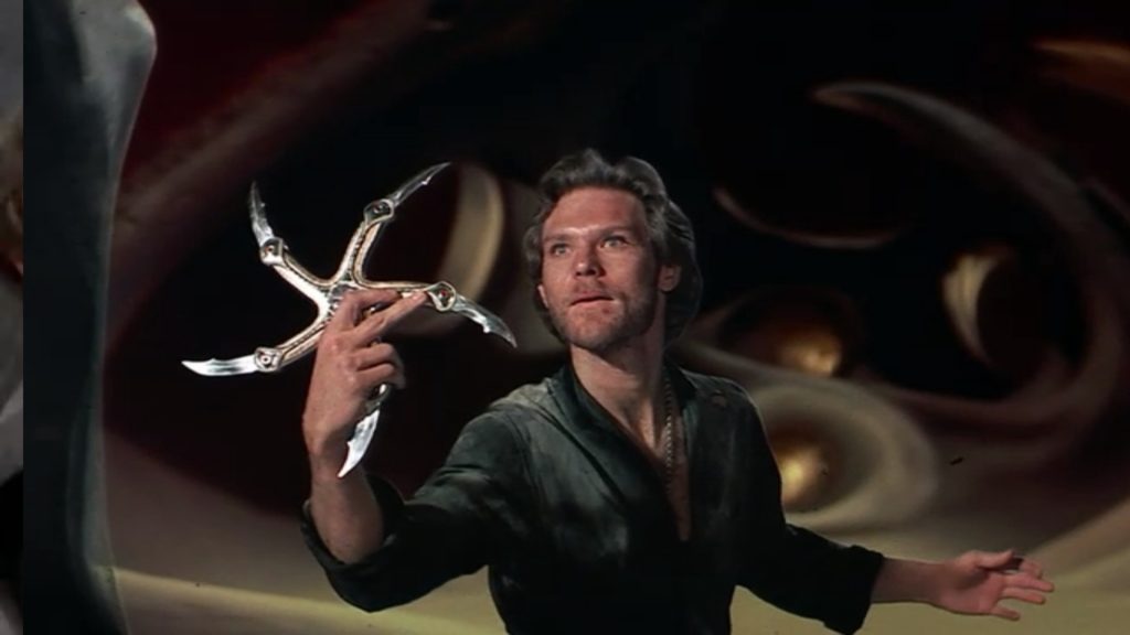 Ken Marshall wields the Glaive in Krull (1983)