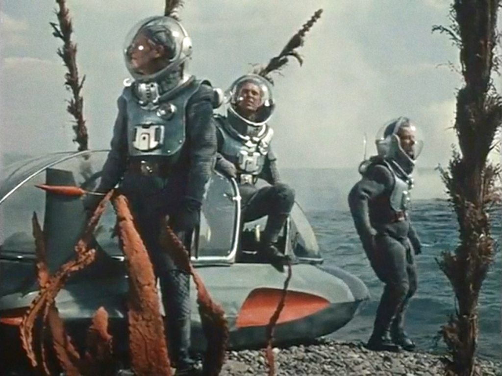 Still frame from Pavel Klushantsev's Planet of Storms (1962)