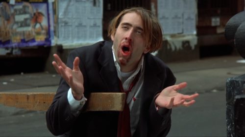 Nicolas Cage in Vampire's Kiss (1988)