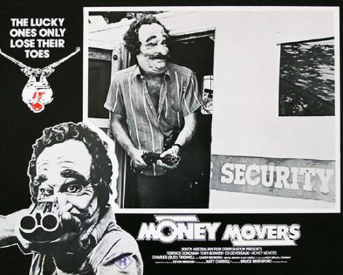 Lobby card for Money Movers (1978)